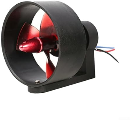 Zilimontt RC Boot Unterwasser-Thruster 16 V 300 W bürstenloser Motor, 40 A ESC, 3550 KV500 eingebauter Motor, 12–24 V Leistung, 5 kg Schub, Nylon-Schale und Aluminiumabdeckung (Rückwärtspropeller)