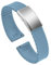 ULLCHRO Uhrenarmband 20mm 22mm Gummi FKM Schnellverschluss, Fluorkautschuk Armband für Herren mit Edelstahl Schnalle, Ersatzarmband für Uhren für Sportuhren und Taucheruhren (20mm, Hellblau)