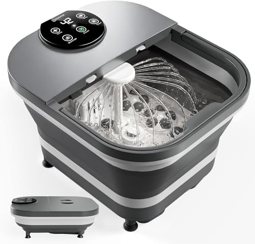 COMFIER Electric Foot Spa with Heat Automatic Rolling Massage Home Use