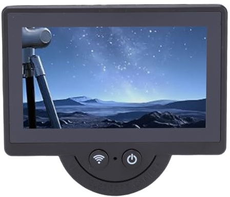 Denash Elektronische WiFi-Okularkamera, 4,3-Zoll-HD-Bildschirm mit APP-Steuerung, WiFi-Konnektivität für 26-mm- Bis 47-mm-Teleskope, Astronomie, Vogelbeobachtung