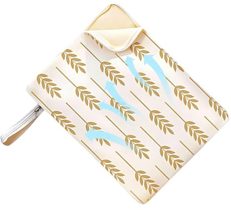 Beeswax Eco Wrap System Loaf Food Pouch Storage, Honey Seal Bakery Kit, Large Carrier with Fresh Lock Bag, Natural Wax Cotton Wrap Sheet, Portable Sack Design, Picnic Brown Pack for Outdoor Set