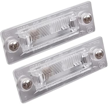KLKWSFGFZK Rear Number Plate Light For VW For PASSAT T5 For JETTA CADDY White Light Car Rear License Plate Part Number Lamp Left/Right 2pcs