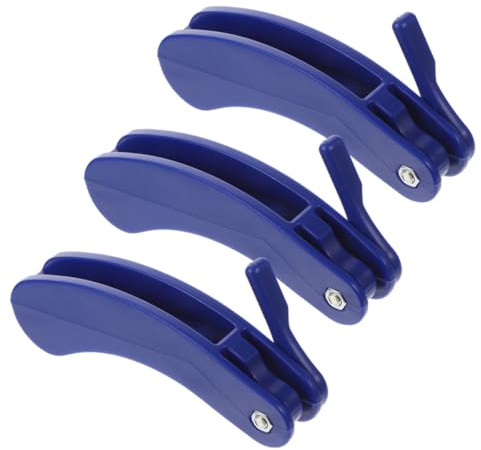 UKCOCO Girador de Llave de Casa de Plástico Azul 3 Piezas para Personas Mayores Almacenamiento Ordenado y Reducción de Esfuerzo Mano