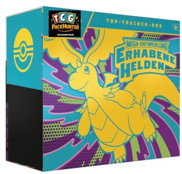 Pokemon Top-Trainer-Box Mega-Entwicklung – Erhabene Helden - Deutsch - Packhunter