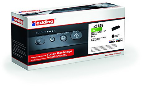 edding Toner EDD-2129 - Schwarz - Reichweite 2800 Seiten - Ersetzt HP 201X (CF400X)