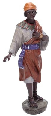Triciclo Editores PAJE Baltasar | Reyes Magos |Figuras de Belén |Serie 11cm| Diseñadas por José Luis Mayo |Decoración Navideña |Nacimiento