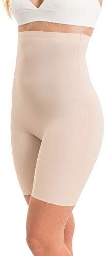 MAGIC BODYFASHION Damen Maxi Sexy Hi-bermuda Taillenmieder, Beige (Latte 300), 4XL EU