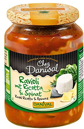 Danival: Ravioli Ricotta Spinat 670g