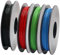 Xenterio LiYv Schaltlitzen-Sortiment, 0,14mm², Kupfer verzinnt, hochflexibel, 900V, 4x 25m Spulen (rot, schwarz, blau, grün)
