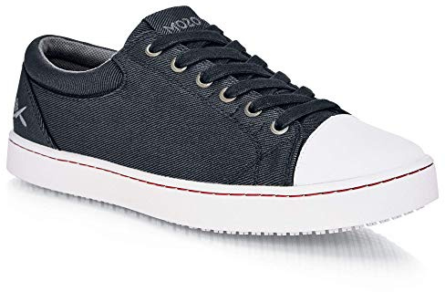 Shoes for Crews Herren-Arbeitsschuhe Clogs Grind Canvas | Wasserabweisend, atmungsaktiv, für Schichtarbeit und Küchenpersonal