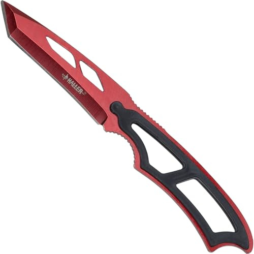 Haller Tanto Neck Knife rot eloxiert