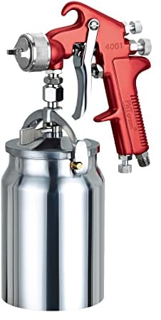 PNTGREEN HVLP Spray Gun Air Paint Sprayer Siphon Feed 1000CC Capacity, with 1.8mm Nozzle Professional Spray Guns for Painting Cars