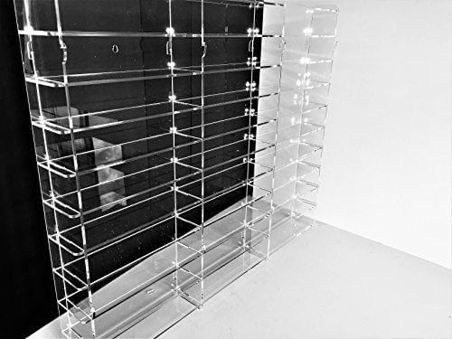 Methacrylate Showcase for 100 CARS 1:87, 65x80x8 cm
