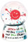 H:)PPY life Traumkugel Leben ist das mit der Freude | Schneekugel, Glas, Polyresin, Motivdruck | Geschenk, Freundschaft | 45362