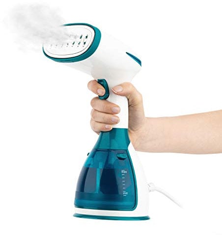 Weasy Stiratole Verticale Portatile HVP10,Pronto in 30 Secondi, Capacità Serbatoio 280 ml,Spegnimento Automatico,Vapore 32g/m,Spia Luminosa,Inox,1500W