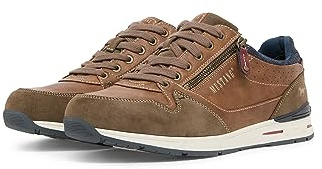 Mustang Men's 4154-313-333 Low-Top Sneakers, Hellbraun, 10 UK