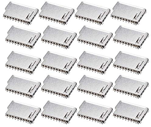 N/A SD Memory Card Socket Short Body 11 Pin PCB Mount Connector 20 Stück