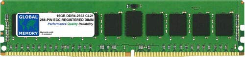 16GB DDR4 2933MHz PC4-23400 288-PIN ECC REGISTRATO DIMM (RDIMM) RAM MEMORIA PER MAC PRO (2019)