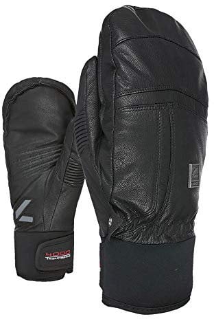 Level Herren Off Piste Leather Handschuhe, Schwarz (mitt Black), 41,5