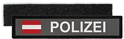 Copytec Patch Namensschild Polizei Österreich K9 Beamter Austria #35348
