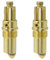 JINXM 2pcs Basin Pop Up Clack Slotted Plug Bolt Assembly Basin Pop Up Click Clack Plug Bolt Replacement Assembly Screw for Most Sink Bath Tub Basin Drain Stopper