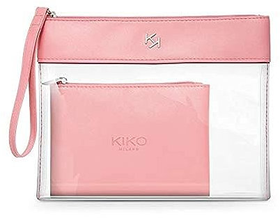 KIKO Milano Transparent Beauty Case 003 | Transparente Kosmetiktasche Mit Innenmäppchen