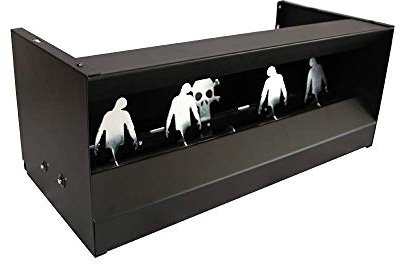 KCT Zombie Pellet Catcher Metal Knock Down Shooting Air Rifle Target Practice with Magnetic Reset