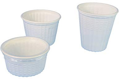 Pro DP 600 Thermo Suppenbecher Thermobecher heiß+kalt weiß Airpac Thermo PP recycelbar versch. Größen - inkl. VerpG in D (350ml)