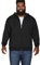 Fruit of the Loom Uni Eversoft Fleece Hoodies, Pullover & Full Zip, Moisture Wicking & Breathable, Sizes S-4x Kapuzenpullover, Schwarzer Durchgehender Reißverschluss, X-Large