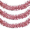 BELLE VOUS Lametta (3 Stück) - 3m Lametta Girlande Roségold Deko Girlande für Weihnachtsbaum - Christbaum Lamettagirlande Weihnachten für Wand, Fenster, Kranz, Geländer, Decke, Party Girlande