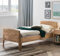 Hasena Komfortbett Seniorenbett Luano 25 Eiche Bianco massiv 90x200