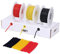 18 AWG Litzendraht Silikon verzinnte Kupferdrahtspule 0.75mm² Silikon Elektrischer Draht Kabel Kit, Litze Verzinnter Kupferdraht Kabel 6 Farbe Spule für Elektronik DIY PVC 600V 7.5A 3 x 10 Meter