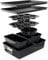 NutriChef Backformen Set - 8-teiliges Stapelbares Antihaft Backform Set - PFOA, PFOS, PTFE Frei, Ofensicher bis 232°C - Rund Kuchenform, Kastenform, Muffin- und Blechbackform, Spülmaschinenfest
