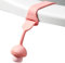 vincente Toilet Seats Holder Clip | Mushroom-like Design Silicone Handle for Toilet Seats Lifting - Bathroom Accessories for Home, Office, Hotel, Restaurant, Pink