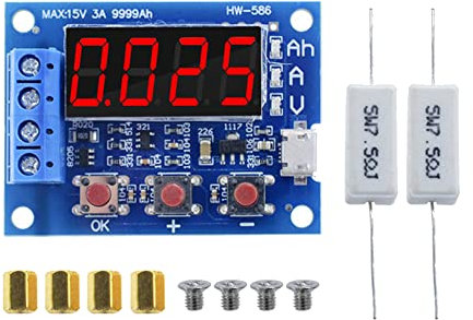 1.2V-12V Battery Capacity Meter Discharge Tester Analyzer 18650 Lead Acid Battery Capacity Meter