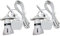 Desk Lamp 2M Nail Desk Lamp with Light Switch - Bedroom Lamp for Lighting at Home & Shop LED Lights for Bedroom Floor Lamp, Bayonet Light Bulb Holder & Also Reading Light with Clip on Lamp.(POF2)