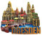Dresden Deutschland Kühlschrankmagnet Reise Souvenir Kühlschrank Dekoration 3D Magnet Aufkleber Handgemalt Handwerk Kollektion