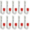 varivendo 10 x Wandhaken U-Profil 120 x 75 mm, Ø 18 mm