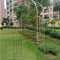 Gartendekoration Torbogen, Rosenbogen Wetterbeständig Edelstahl Gartenbogen Rankgitter Rankbogen, Schwer Spalier Bogen, 1.2/1.5/2/2.4/3/3.2/3.5×2.4m, Stahlrahmen (1.5x2.4m)