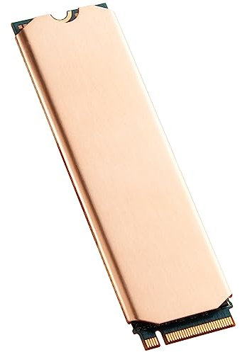 DolDer M.2 2280 SSD copertura dissipatore di calore in rame + termopad per raffreddamento laptop M.2 2280 SSD