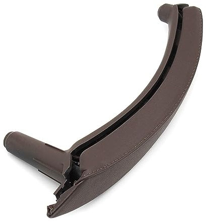 Goodithy Leder-Türgriff-Montage, Beifahrerseite links rechts Innentürgriff Verkleidung Ersatz für BMW X5 E70 X6 E71 E72 2007–2013 (Mokka links)