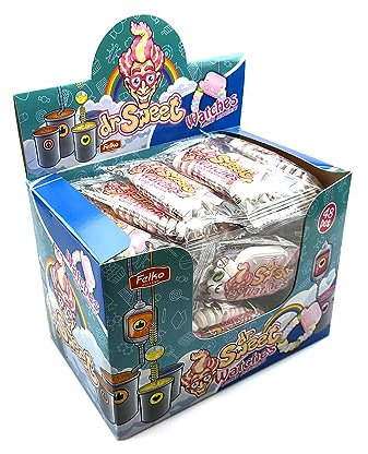 Felko Dr. Sweet Candy Watches | süße Uhren essbar | einzeln verpackt | 48 Stück (48 x 14g = 672g)