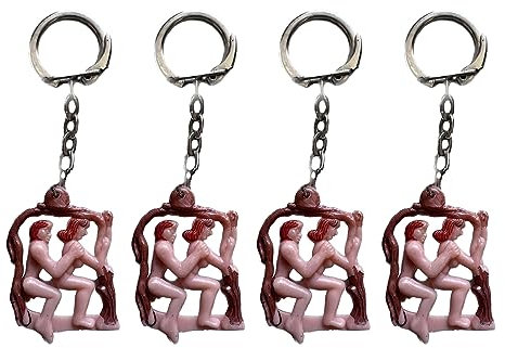jameitop® 4 X Kamasutra Schlüsselanhänger ideal für sexy JGA Giveaway Key Chain Anhänger