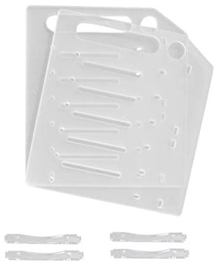 FELTECHELECTR Diy Hard Drive Rack 3.5 Inch Hard Drive Tray Easy Install 6 Layer Storage Rack for Desktop