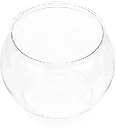 BESPORTBLE Plastic Fish Bowl - Bubble Vase Globe Fish Bowl Fish Tank Vase Pot Goldfish Bowl Terrarium Fish Keeper Plants Pot Candy Jars Hydroponic Succulent Planter A