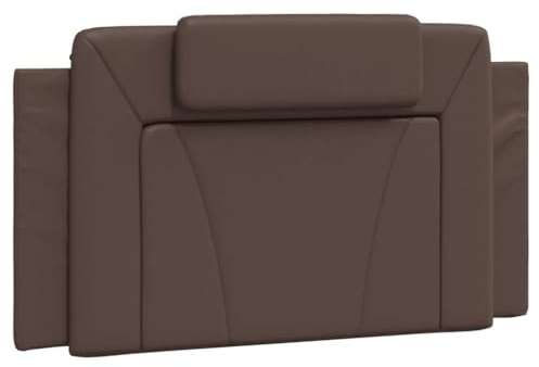 vidaXL Kopfteil-Kissen Viana Braun 100 cm Kunstleder