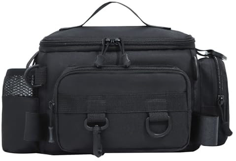 Gürteltasche,Angeltasche,Grosse Kapazität Wasserdichter Umhängetasche,Oxford-Stoffmaterial,kompakter Angelrucksack, zur Aufbewahrung und Organisation,für Angeln, Wandern, Campen (Stil I)