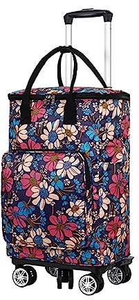 Kühlbox auf Rädern, 50L Kühltasche auf Rädern, Picknickwagen mit Rädern - Tragbarer und isolierter Rollkühler für Reisen und Outdoor-Aktivitäten