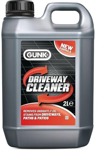 Granville – Gunk Driveway Cleaner – 2L | Removes Oil Stains from Driveways – Garage Floors – Paths & Patios | Safe for Concrete – Block Paving – Asphalt & Tarmac
