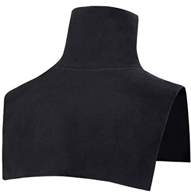Sionhiuo Chauffe-Cou Moto, Protège Cou Hiver Moto, Unisexe Épaule Cache Cou Polaire Coupe Vent, Écharpe Chauffe-Cou Coupe-Vent Imperméable Respirant, Cache-Cou Poitrine Et Dos, Pour Hommes Femmes